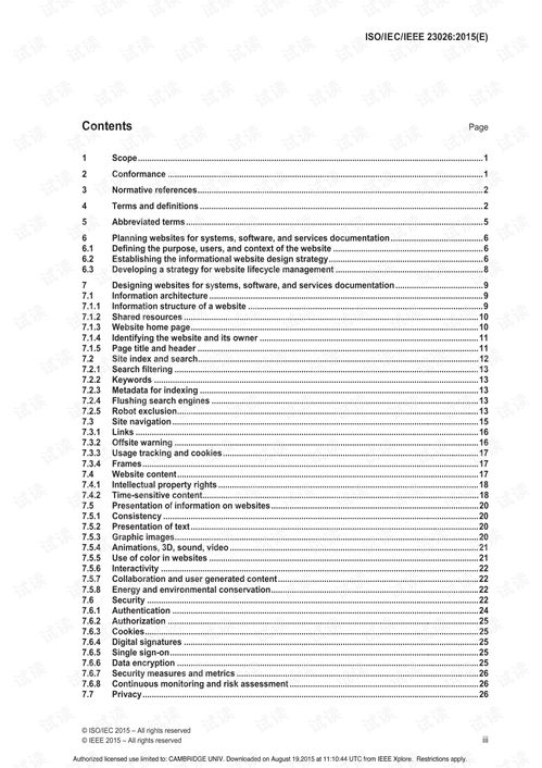 ISO/IEC/IEEE 23026:2015 - Systems and Software Engineering for System, Software, and Service Information Websites
